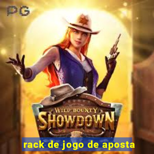 rack de jogo de aposta